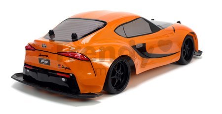 Autíčko na diaľkové ovládanie RC Drift Toyota Supra 2020 Fast & Furious Jada s náhradnými pneumatikami dĺžka 41 cm 1:10 od 8 rokov
