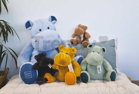 Plyšový hrošík Hippo Anthracite Grey Histoire d’ Ours čierny 25 cm od 0 mes