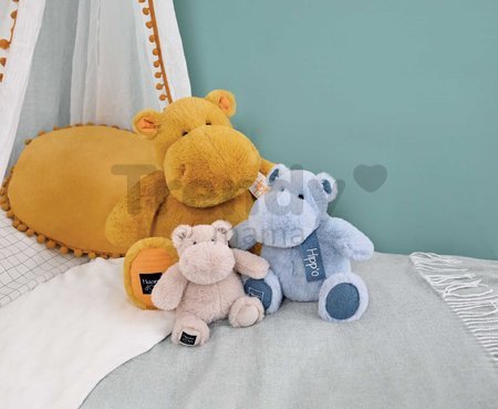 Plyšový hrošík L'Hippo Histoire d’ Ours rôzne farby 18 cm od 0 mes