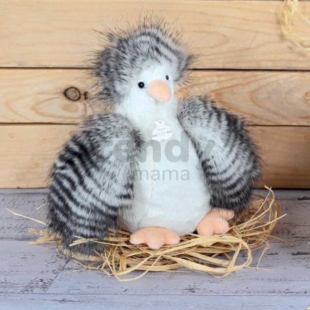 Plyšová sliepočka Les Poulettes Histoire d’ Ours biela 20 cm od 0 mes
