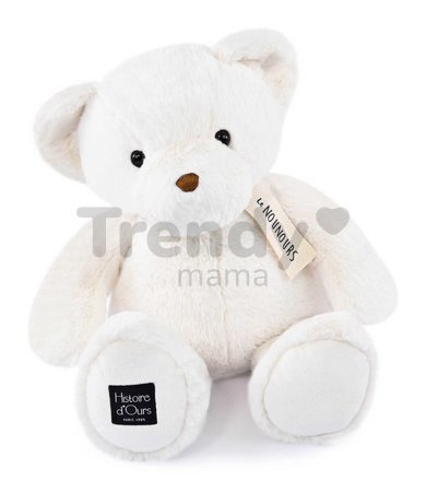 Plyšový medvedík Le Nounours White Histoire d’ Ours biely 40 cm od 0 mes