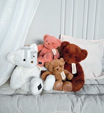 Plyšový medvedík Le Nounours White Histoire d’ Ours biely 40 cm od 0 mes
