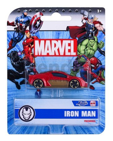 Autíčko Marvel Majorette kovové 6 rôznych druhov dĺžka 7 cm 1:64