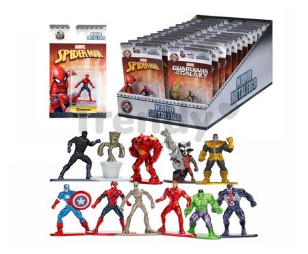 Figúrka zberateľská Marvel Nano Jada kovová výška 4 cm 11 druhov