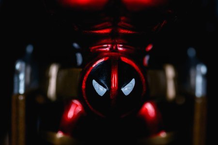 Figúrka zberateľská Marvel Deadpool Jada kovová výška 10 cm