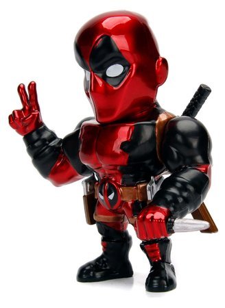 Figúrka zberateľská Marvel Deadpool Jada kovová výška 10 cm