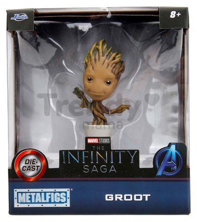 Figúrka zberateľská Marvel Groot Jada kovová výška 10 cm