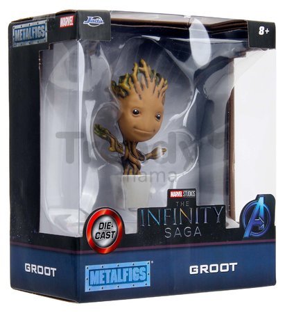 Figúrka zberateľská Marvel Groot Jada kovová výška 10 cm