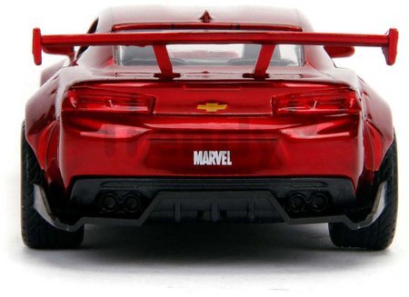 Autíčko Chevy Camaro 2016 Iron Man Marvel Jada kovové s otvárateľnými dverami dĺžka 13 cm 1:32