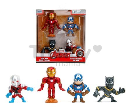 Figúrky zberateľské Avengers Marvel Figures 4-Pack Jada kovové 4 druhy výška 6 cm