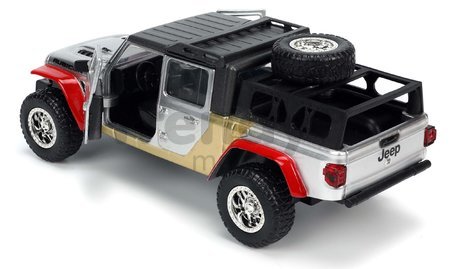 Autíčko Marvel X-Men 2020 Jeep Gladiator Jada kovové s otvárateľnými dverami a figúrkou Colossus dĺžka 14 cm 1:32