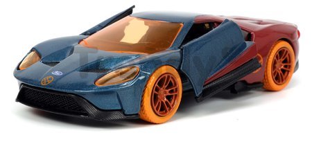 Autíčko Marvel Doctor Strange Ford GT Jada kovové s otvárateľnými dverami a figúrkou Doctor Strange dĺžka 13,3 cm 1:32