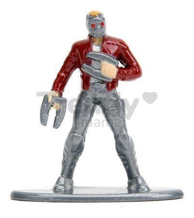 Autíčko Fastback 1969 Ford Mustang Marvel Jada kovové s otvárateľnými dverami a figúrka Star Lord dĺžka 13,9 cm 1:32
