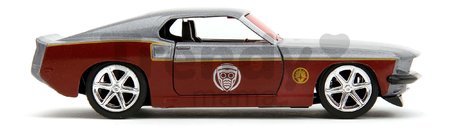 Autíčko Fastback 1969 Ford Mustang Marvel Jada kovové s otvárateľnými dverami a figúrka Star Lord dĺžka 13,9 cm 1:32