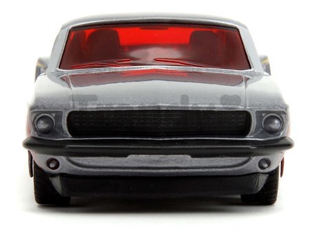 Autíčko Fastback 1969 Ford Mustang Marvel Jada kovové s otvárateľnými dverami a figúrka Star Lord dĺžka 13,9 cm 1:32
