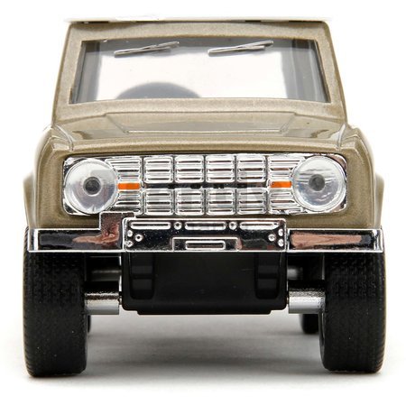 Autíčko Marvel Ford Bronco 1973 Jada kovové s otvárateľnými dverami a figúrkou Groot dĺžka 14 cm 1:32