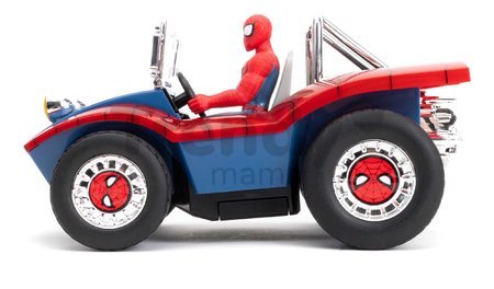 Autíčko na diaľkové ovládanie RC Buggy Spiderman Marvel Jada terénne dĺžka 17 cm 1:24 od 6 rokov