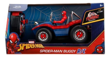 Autíčko na diaľkové ovládanie RC Buggy Spiderman Marvel Jada terénne dĺžka 17 cm 1:24 od 6 rokov