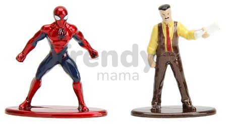 Stavebnica Marvel Spiderman NYC Deluxe Nano Scene Jada s 2 figúrkami Jonah Jameson a Spiderman 20 cm od 5 rokov