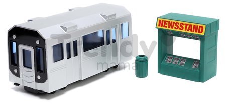 Stavebnica Marvel Spiderman NYC Deluxe Nano Scene Jada s 2 figúrkami Jonah Jameson a Spiderman 20 cm od 5 rokov