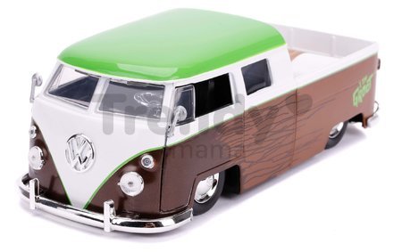 Autíčko Marvel Groot 1963 VW Bus Pickup Jada kovové s otvárateľnými časťami a figúrkou Groot dĺžka 20,5 cm 1:24