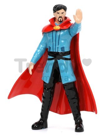 Autíčko Marvel Doctor Strange Chevy Corvette 2006 Jada kovové s otvárateľnými časťami a figúrkou Doctor Strange dĺžka 22 cm 1:24