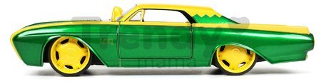 Autíčko Marvel Ford Thunderbird Jada kovové s otvárateľnými časťami a figúrkou Loki dĺžka 22 cm 1:24