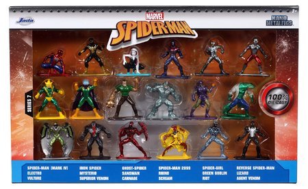 Figúrky zberateľské Marvel Multi Pack Nano Figures Wave 7 Jada kovové sada 18 druhov výška 4 cm