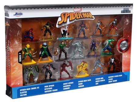 Figúrky zberateľské Marvel Multi Pack Nano Figures Wave 7 Jada kovové sada 18 druhov výška 4 cm