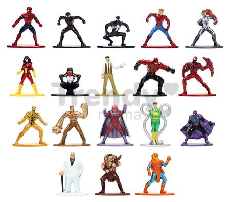 Figúrky zberateľské Marvel Multi Pack Nano Figures Wave 8 Jada kovové sada 18 druhov výška 4 cm