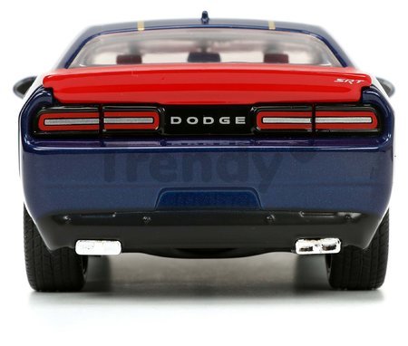 Autíčko Marvel Dodge Challenger SRT Hellcat Jada kovové s otvárateľnými časťami a figúrkou Thor dĺžka 20 cm 1:24