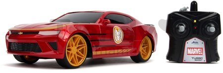 Autíčko na diaľkové ovládanie Marvel RC Iron Man 2016 Chevy 1:16 Jada červené dĺžka 29 cm od 6 rokov