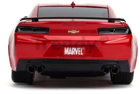 Autíčko na diaľkové ovládanie Marvel RC Iron Man 2016 Chevy 1:16 Jada červené dĺžka 29 cm od 6 rokov