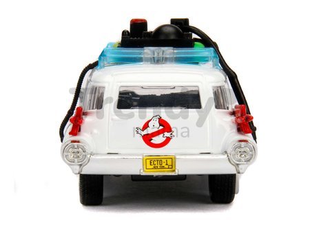 Autíčko Ghostbusters Cadillac Jada kovové s otvárateľnými dverami dĺžka 12 cm 1:32