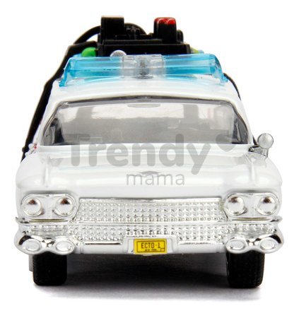 Autíčko Ghostbusters Cadillac Jada kovové s otvárateľnými dverami dĺžka 12 cm 1:32