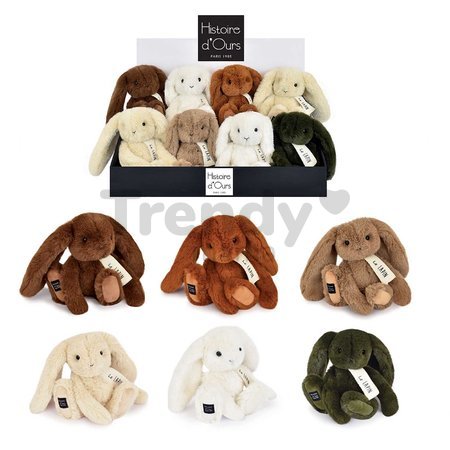 Plyšový zajačik The Bunny Histoire d’ Ours rôzne farby 20 cm od 0 mes