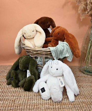 Plyšový zajačik The Bunny Coffee Histoire d’ Ours hnedý 32 cm od 0 mes