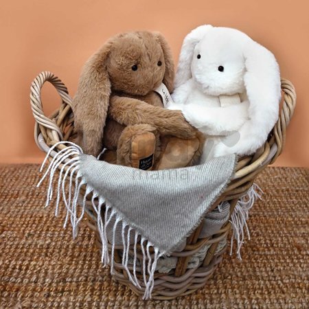 Plyšový zajačik The Bunny White Histoire d'Ours biely 32 cm od 0 mes