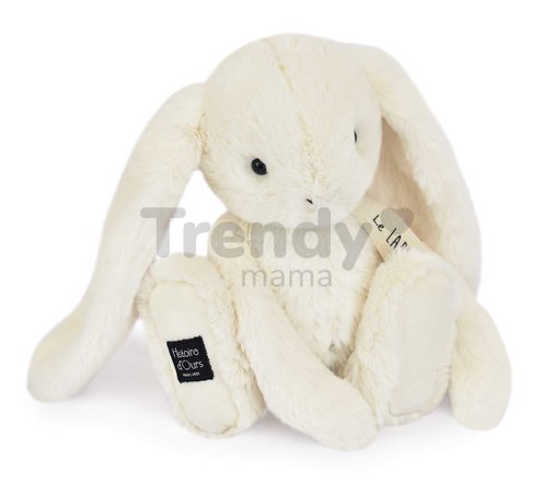 Plyšový zajačik The Bunny White Histoire d'Ours biely 32 cm od 0 mes