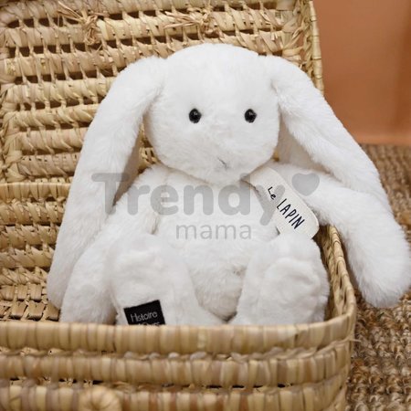 Plyšový zajačik The Bunny White Histoire d'Ours biely 32 cm od 0 mes