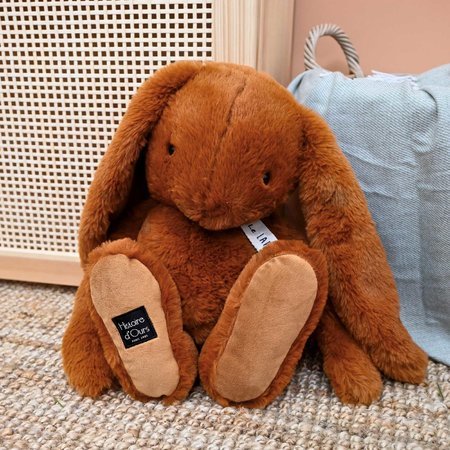 Plyšový zajačik The Bunny Cappuccino Histoire d’ Ours hnedý 50 cm od 0 mes