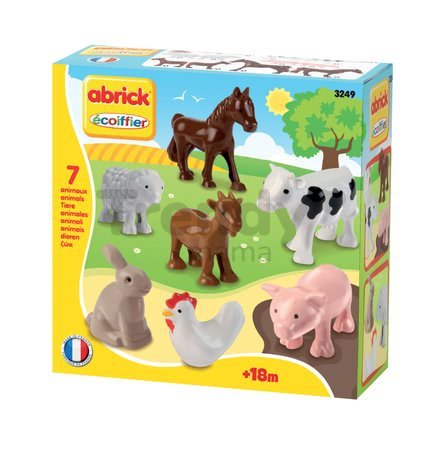 Zvieratká z farmy Abrick Écoiffier s 2 figúrkami 8 cm od 18 mes