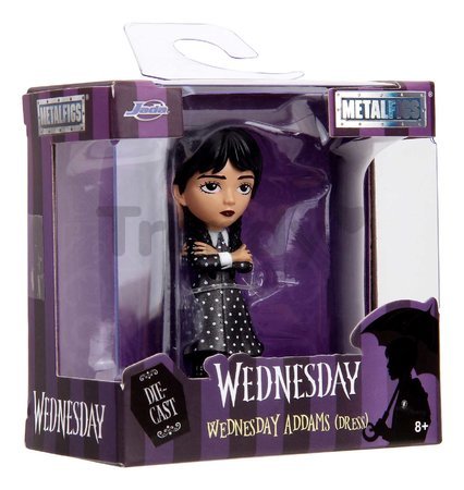 Figúrka zberateľská Wednesday Figure Single Pack Jada kovová 4 rôzne druhy 6 cm výška