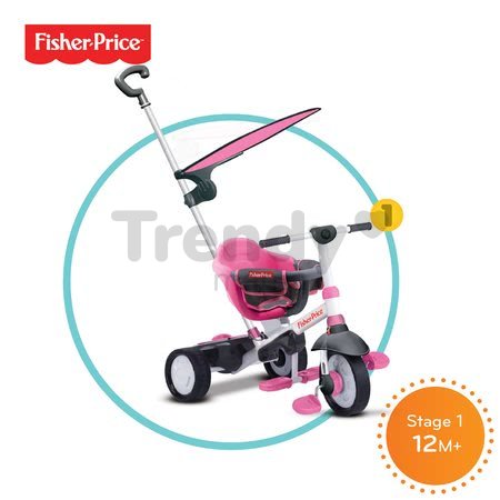 Trojkolka Fisher-Price Charm Plus Touch Steering smarTrike ružová od 12 mes