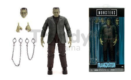 Figúrka Frankenstein Monsters Jada s pohyblivými časťami a doplnkami výška 15 cm