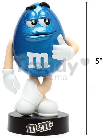 Figúrka zberateľská M&M Blue Jada kovová výška 10 cm