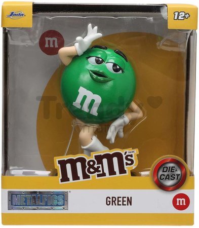 Figúrka zberateľská M&M Green Jada kovová výška 10 cm