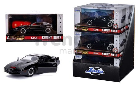 Autíčko Knight Rider K.i.t.t. Jada kovové s otvárateľnými dverami dĺžka 12,3 cm 1:32