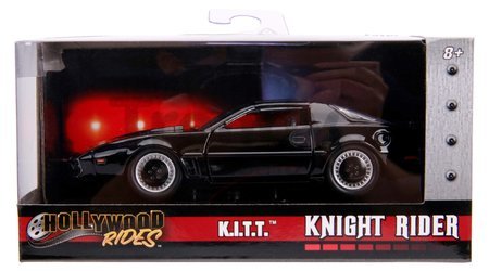 Autíčko Knight Rider K.i.t.t. Jada kovové s otvárateľnými dverami dĺžka 12,3 cm 1:32