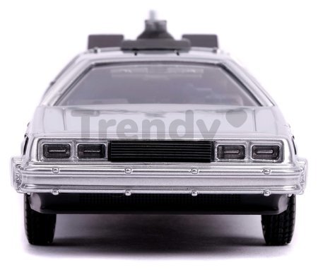 Autíčko Time Machine Back to the Future 2 Jada kovové s otvárateľnými dverami dĺžka 12,5 cm 1:32